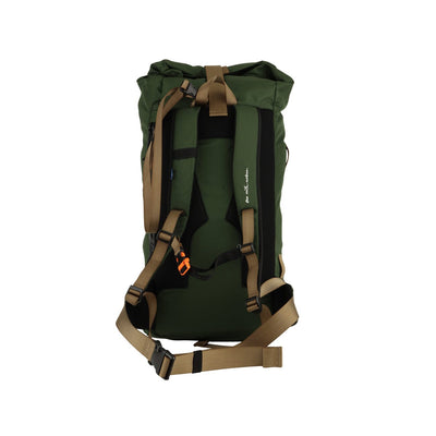 green ethical eco friendly mountaineering backpack