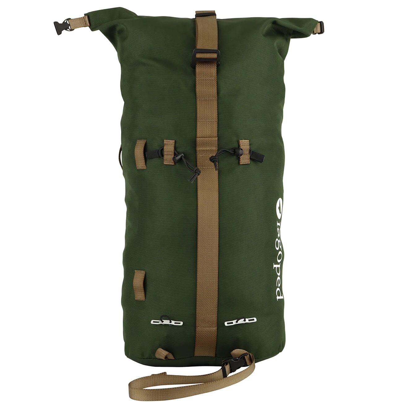 green mountaineering backpack made in europe