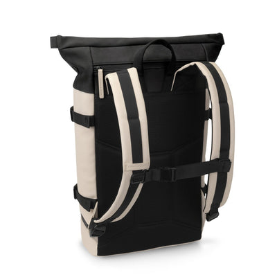 sac à dos kapten and son helsinki couleur cream black vue arrière