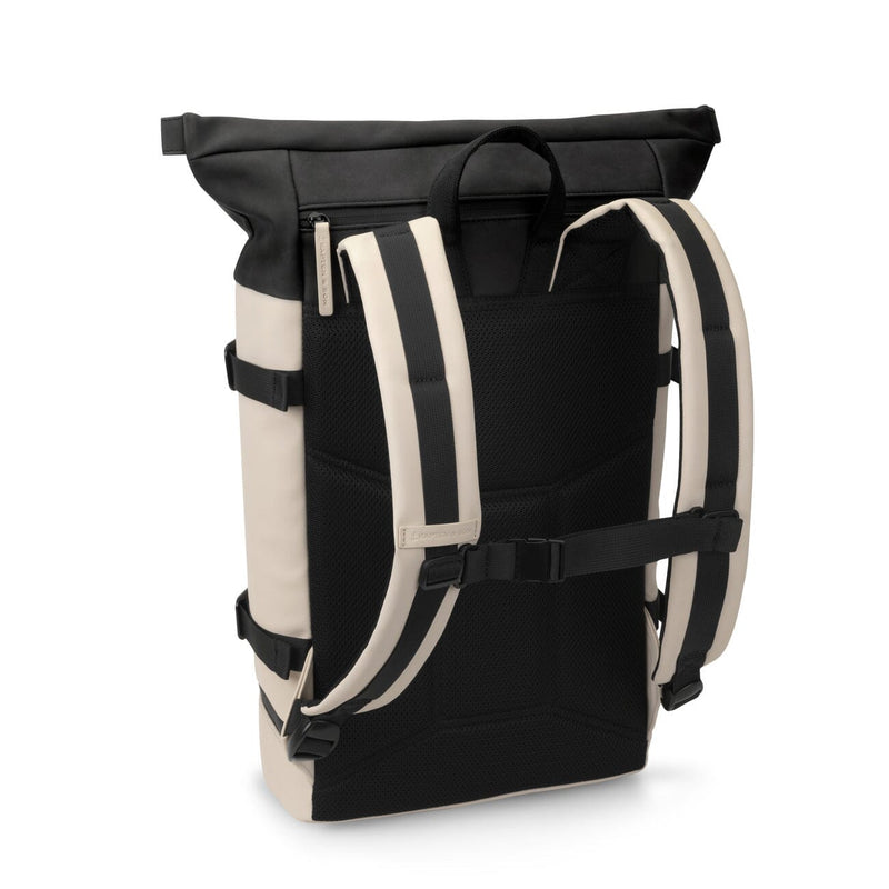 helsinki backpack kapten son cream black color back