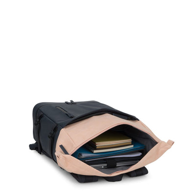 helsinki backpack kapten son navy blush color interior compartments