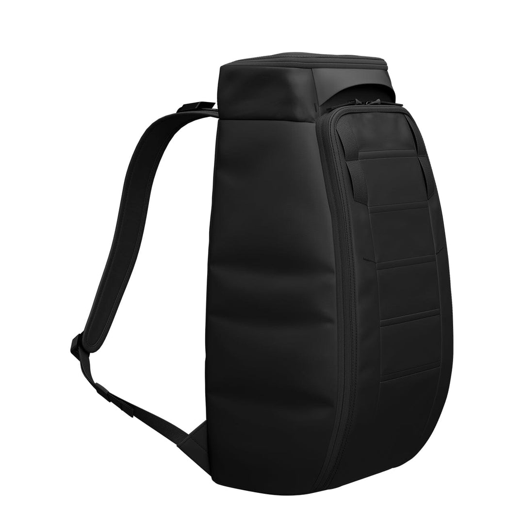 Side view of the Hugger Backpack 25L in black