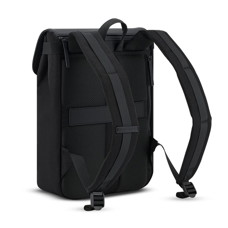 Kapten & Son, Fyn backpack, all black, back view