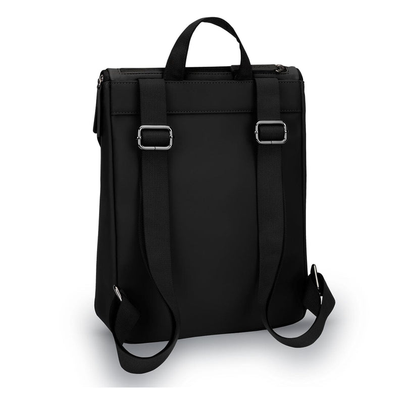 Kapten & Son, Vallen backpack, all black, back view