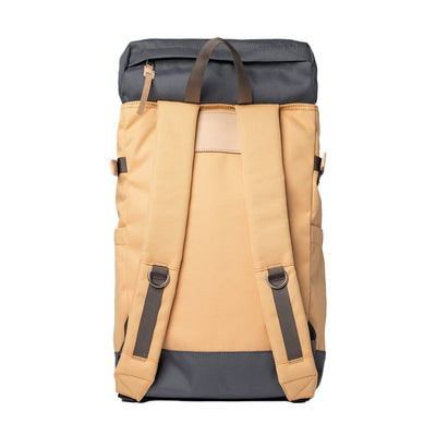 khaki recycled backpack