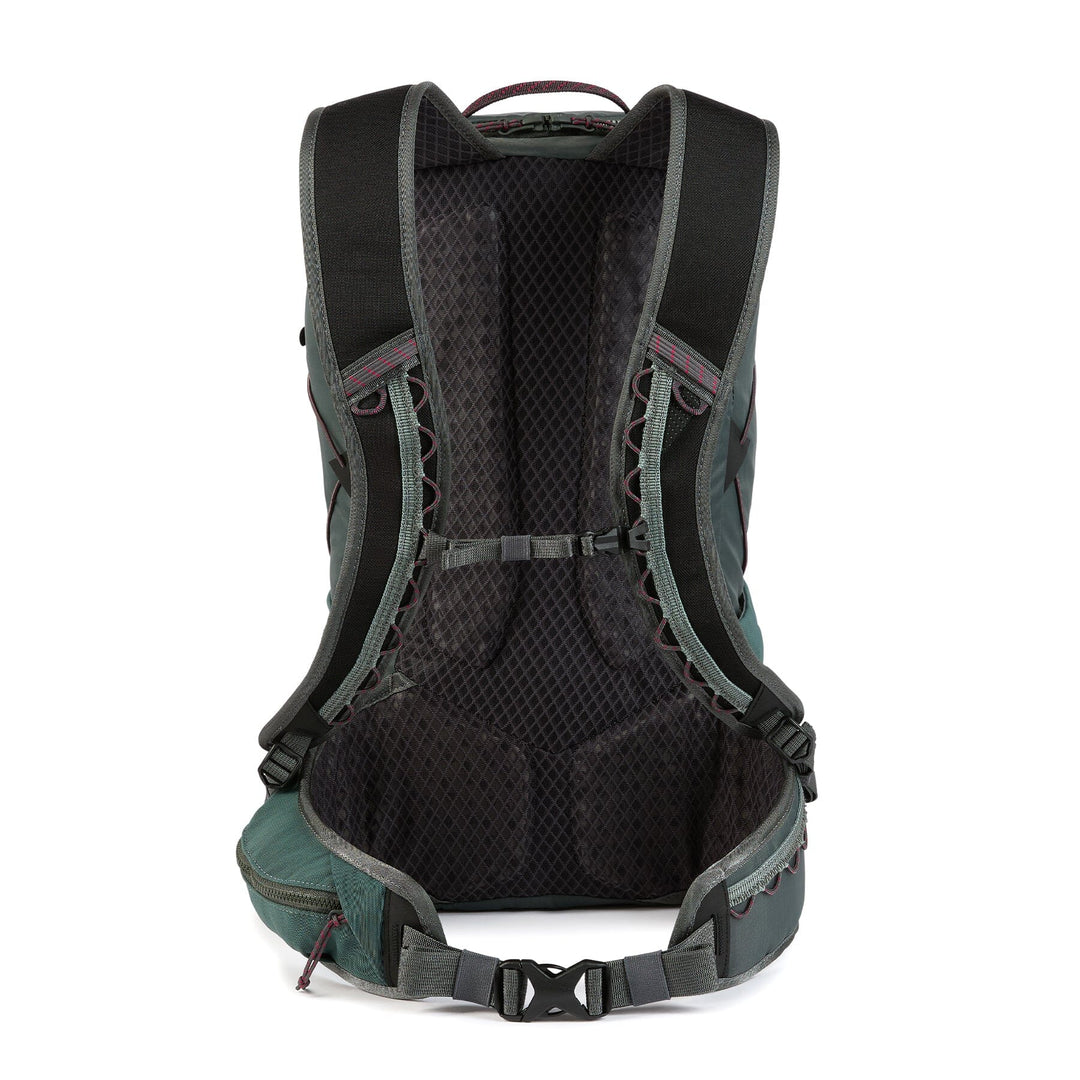 Klättermusen Gilling 20L Dark Teal — back view