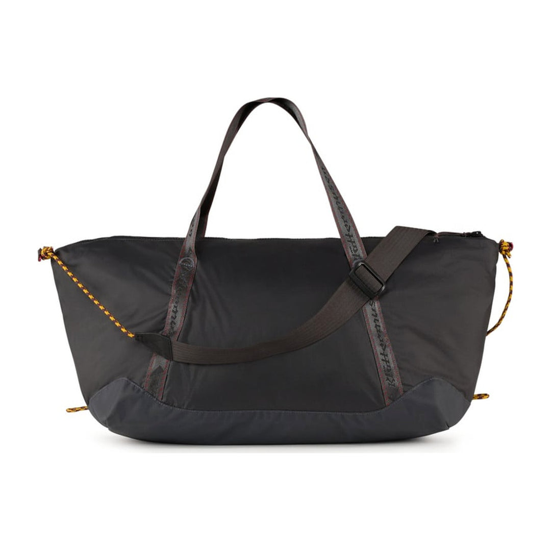 Klättermusen Mimer Duffelbag 25L in Raven, packable duffel bag, back view
