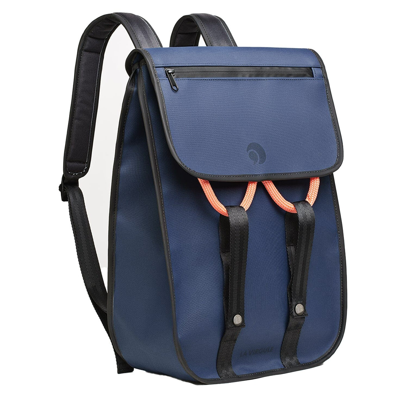 lateral view eco friendly recycled backpack