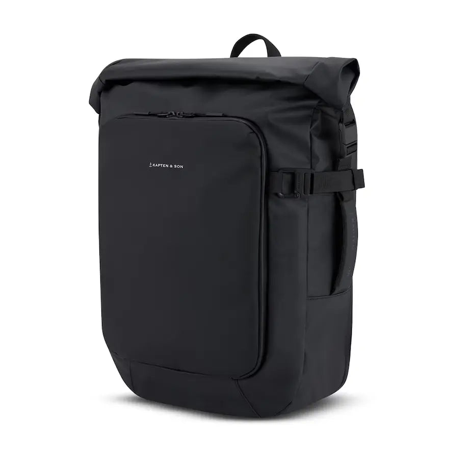 lisbon backpack black color kapten son lateral