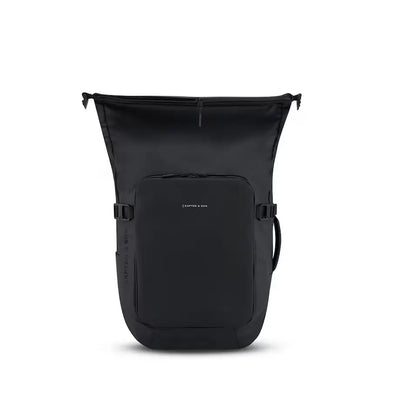 lisbon backpack black color kapten son roll top