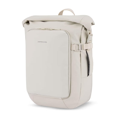 lisbon backpack sandstone color kapten son lateral