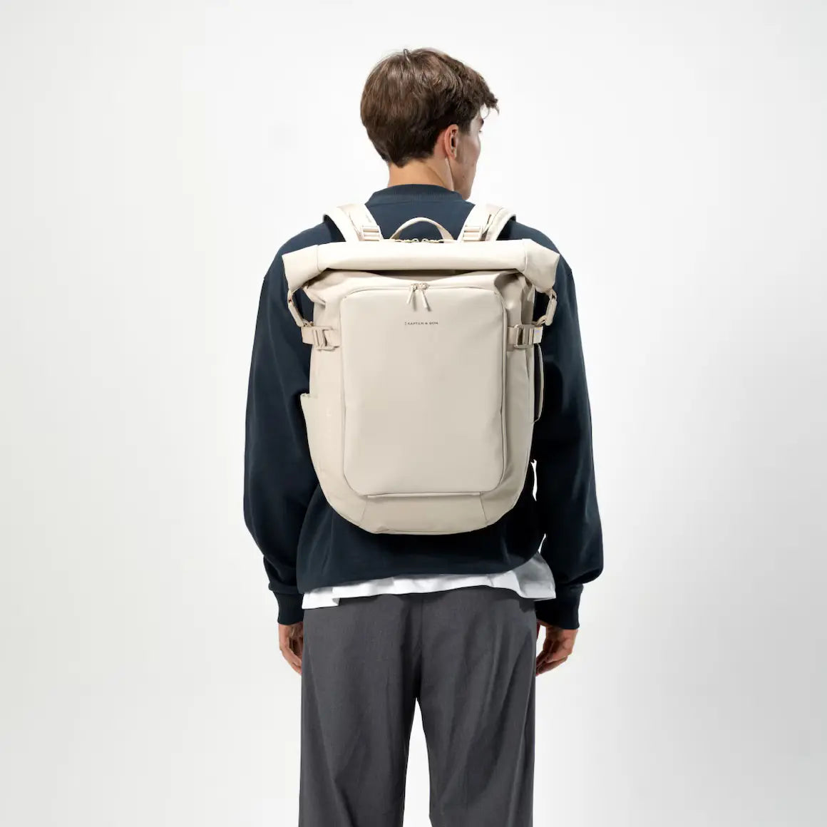 lisbon backpack sandstone color kapten son 