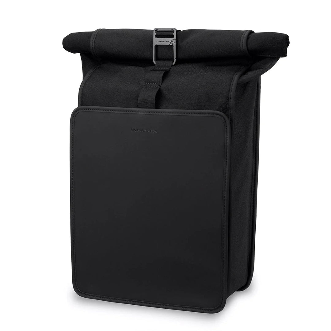Rolltop fully unrolled showing extra capacity and angular silhouette