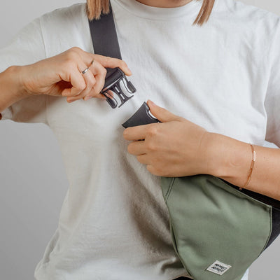 mero mero hoian recycled bum bag adjustable buckle quick release