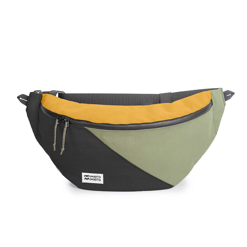 mero mero hoian recycled bum bag chai tea color front