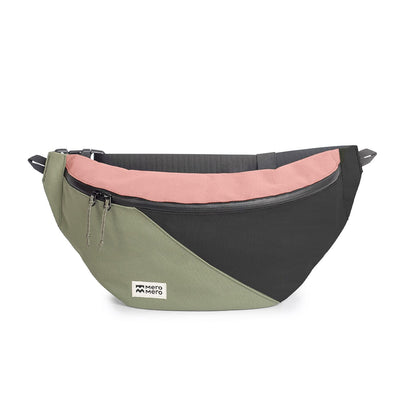 mero mero hoian recycled bum bag pink color front