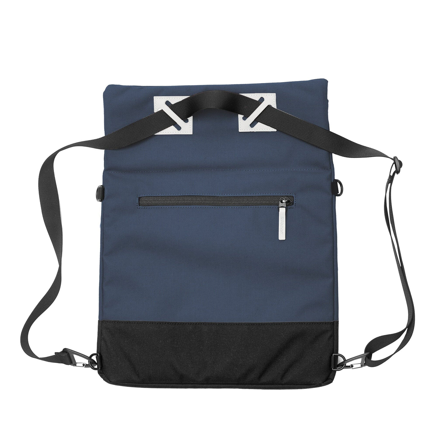 mero mero meije pouch convertible shoulder bag navy blue color back
