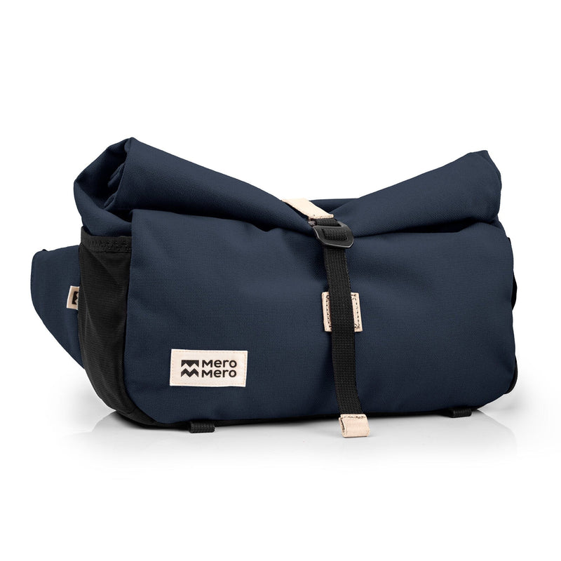 mero mero piha convertible bike pouch navy blue color side