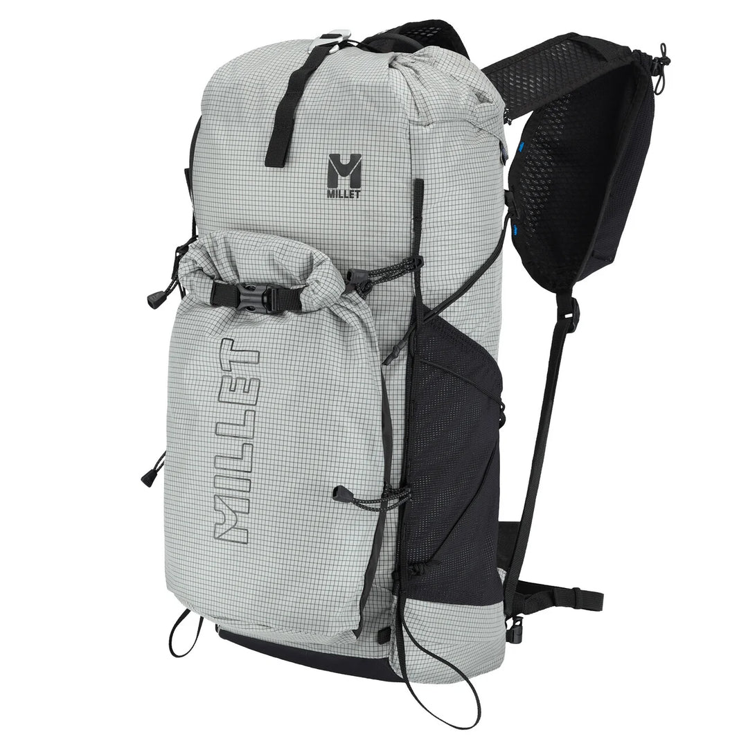 Millet Parmelan 17L Silverstone — three-quarter front view with lightweight ripstop fabric