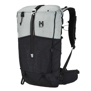 Millet Parmelan 25L Silverstone — three-quarter front view with two-tone ripstop fabric