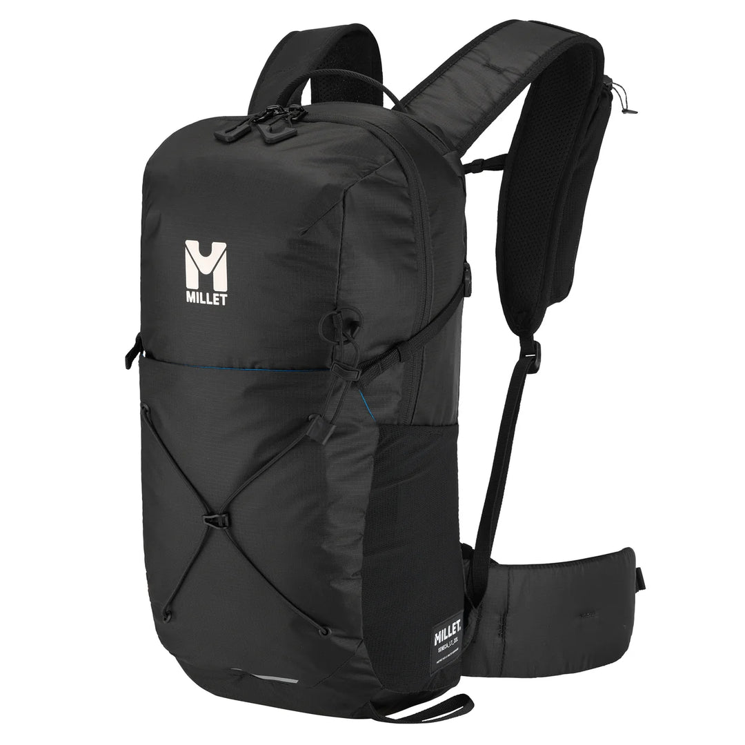 Millet Seneca LT 22 backpack in black — front view