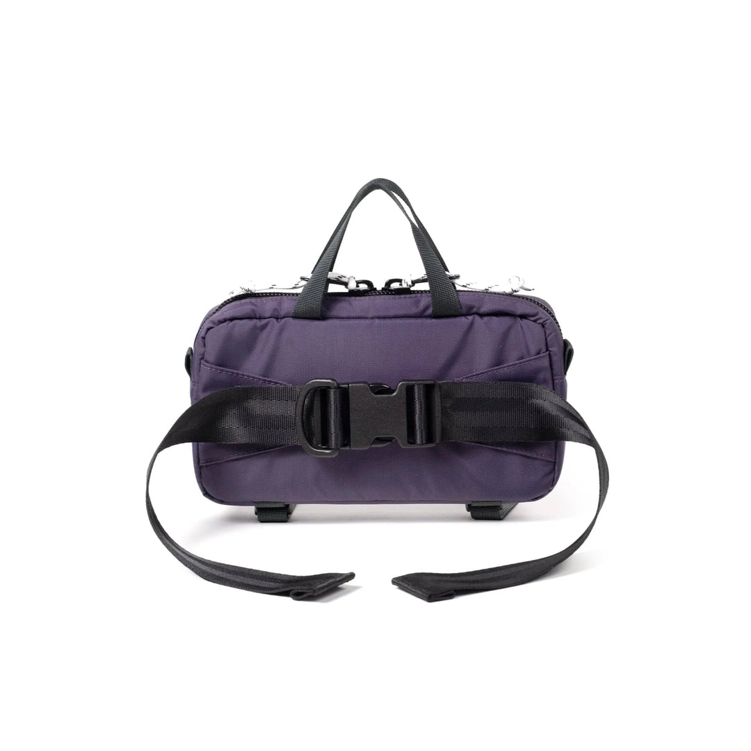 Rear view of the Mini Quick Pack in nightshade and slate