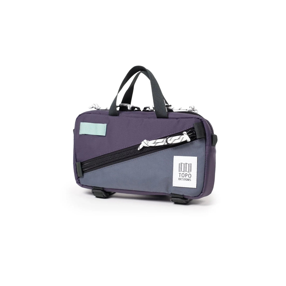 Side view of the Mini Quick Pack in nightshade and slate