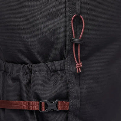 mountain hike black details gear loop side pocket compression strap