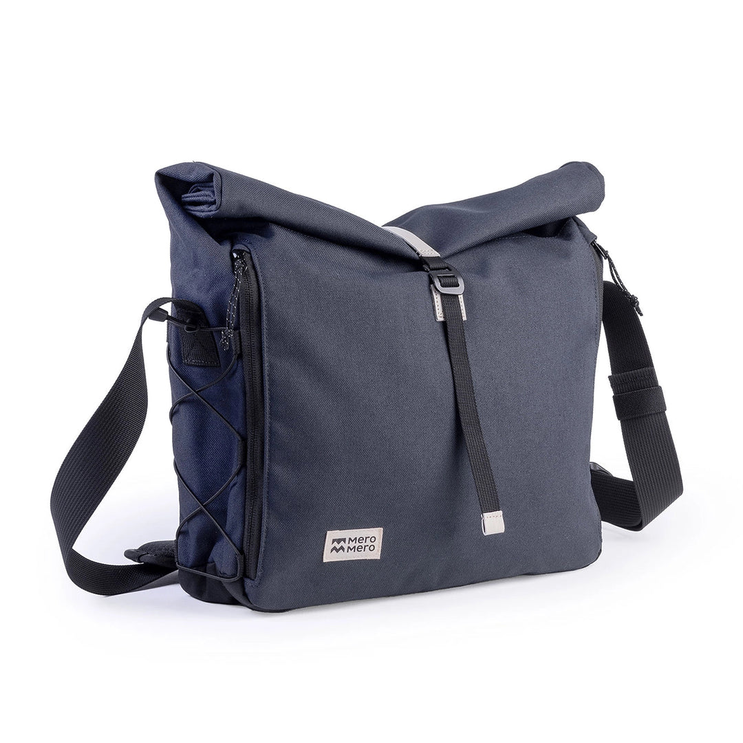 Left side view of the Norrebro in navy blue