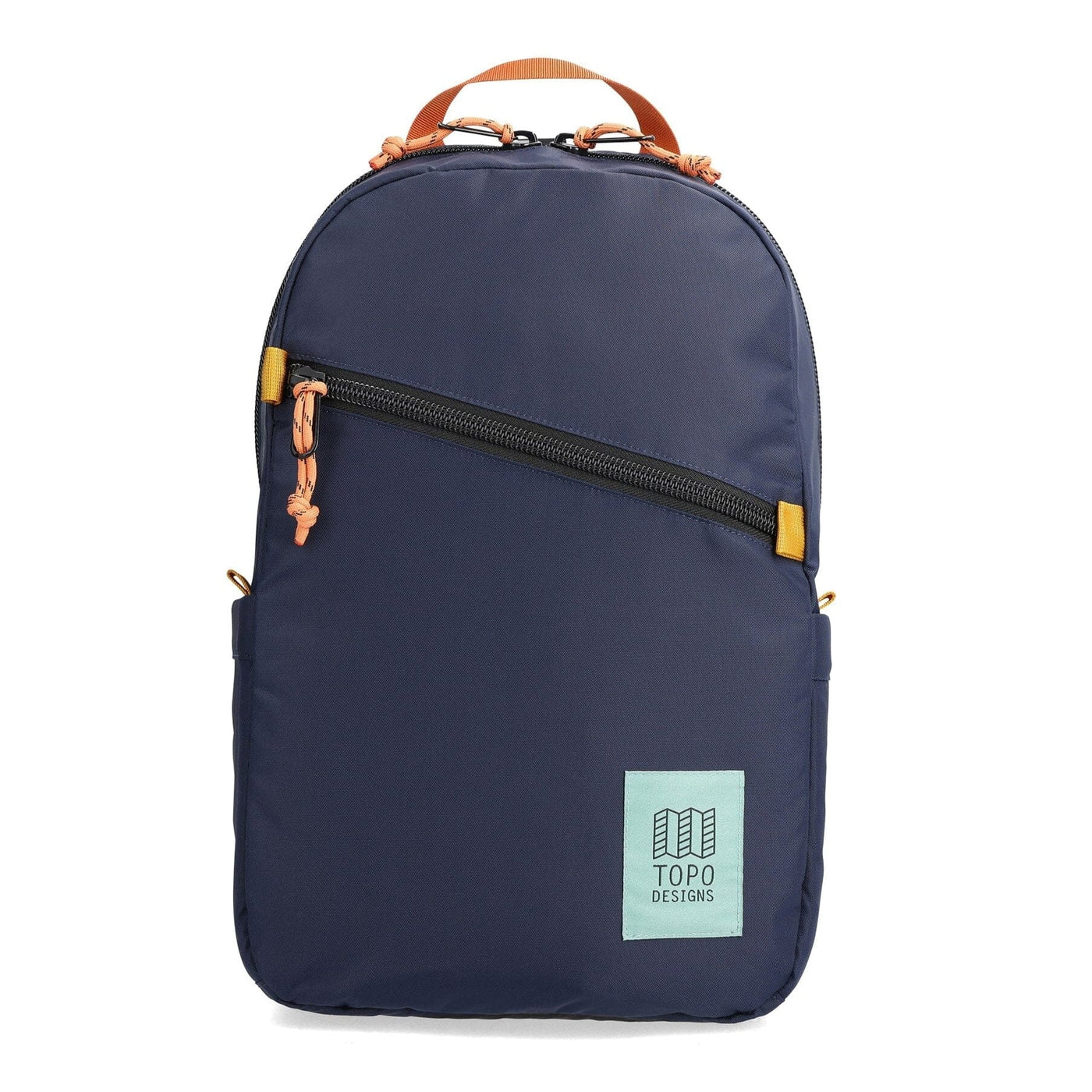 pack light backpack navy blue topo designs front