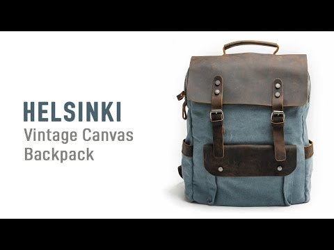 Canvas Laptop Backpack | HELSINKI