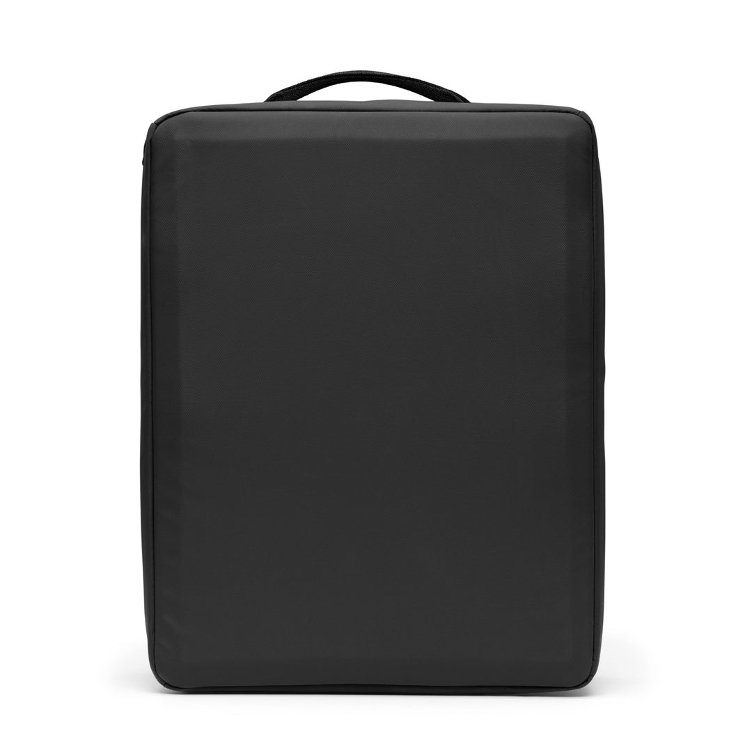 Ramverk Camera Insert M in Black, flat side view with the top handle