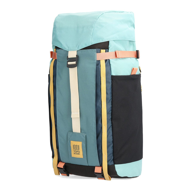 sac à dos randonnée topo design mountain pack 16l bleu clair vue latérale