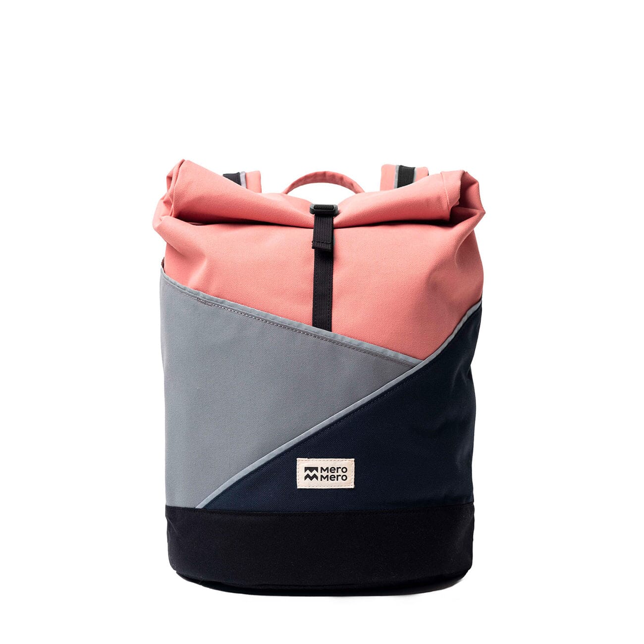 rose grey black small sustainable backpack