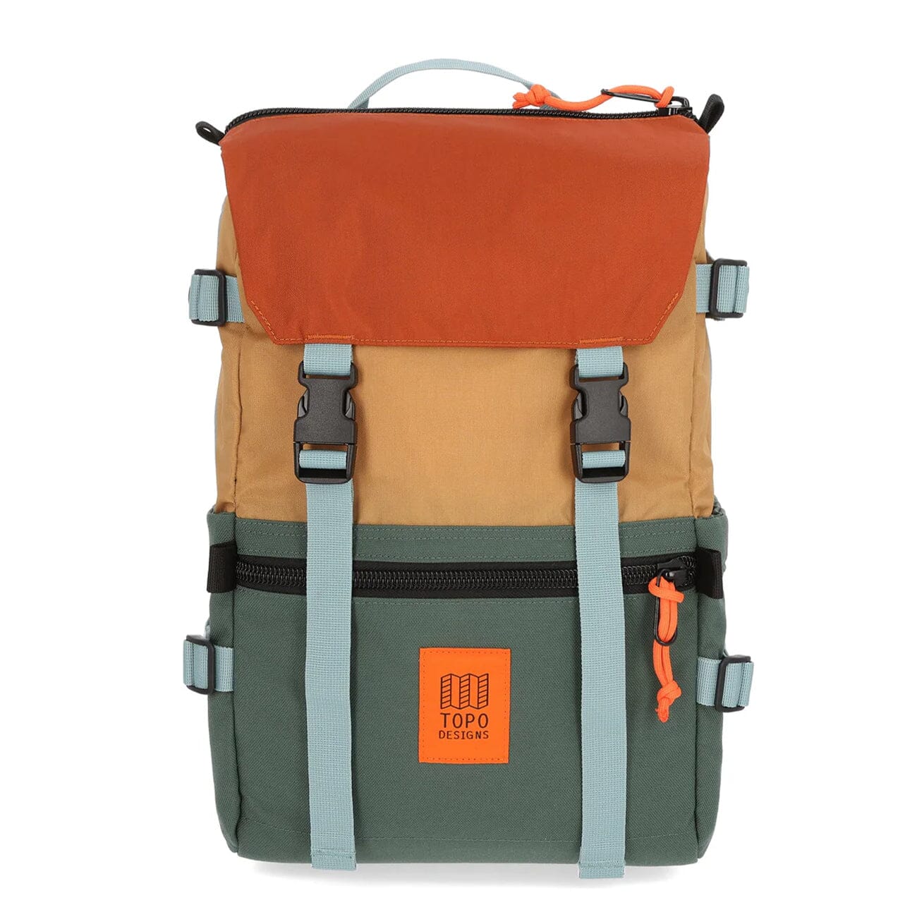 rover pack classic topo designs forest khaki front