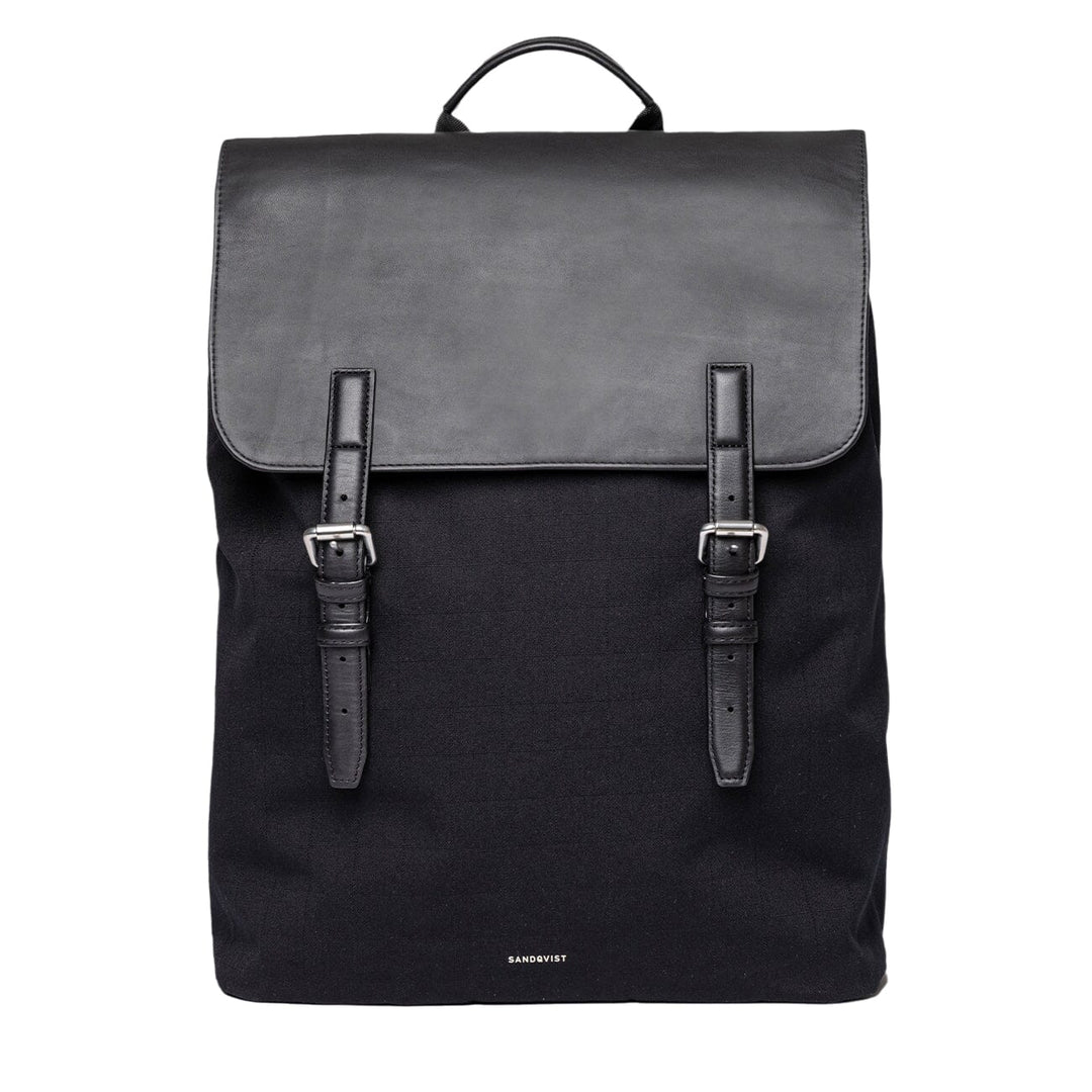 Leather Lid Backpack 16" | SANDQVIST
