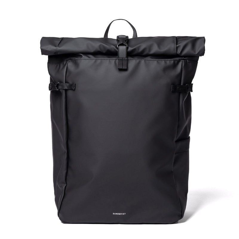 sandqvist arnold black backpack front view