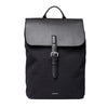 Leather Lid Backpack 14" - Noir
