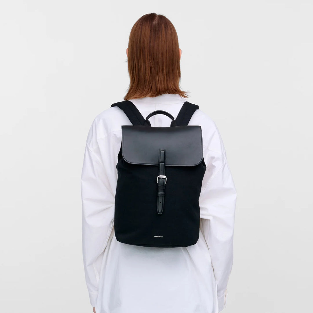 Sandqvist Leather Lid Backpack 14