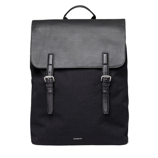Sandqvist Leather Lid Backpack 16