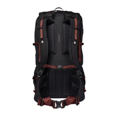 sandqvist mountain hike backpack black back