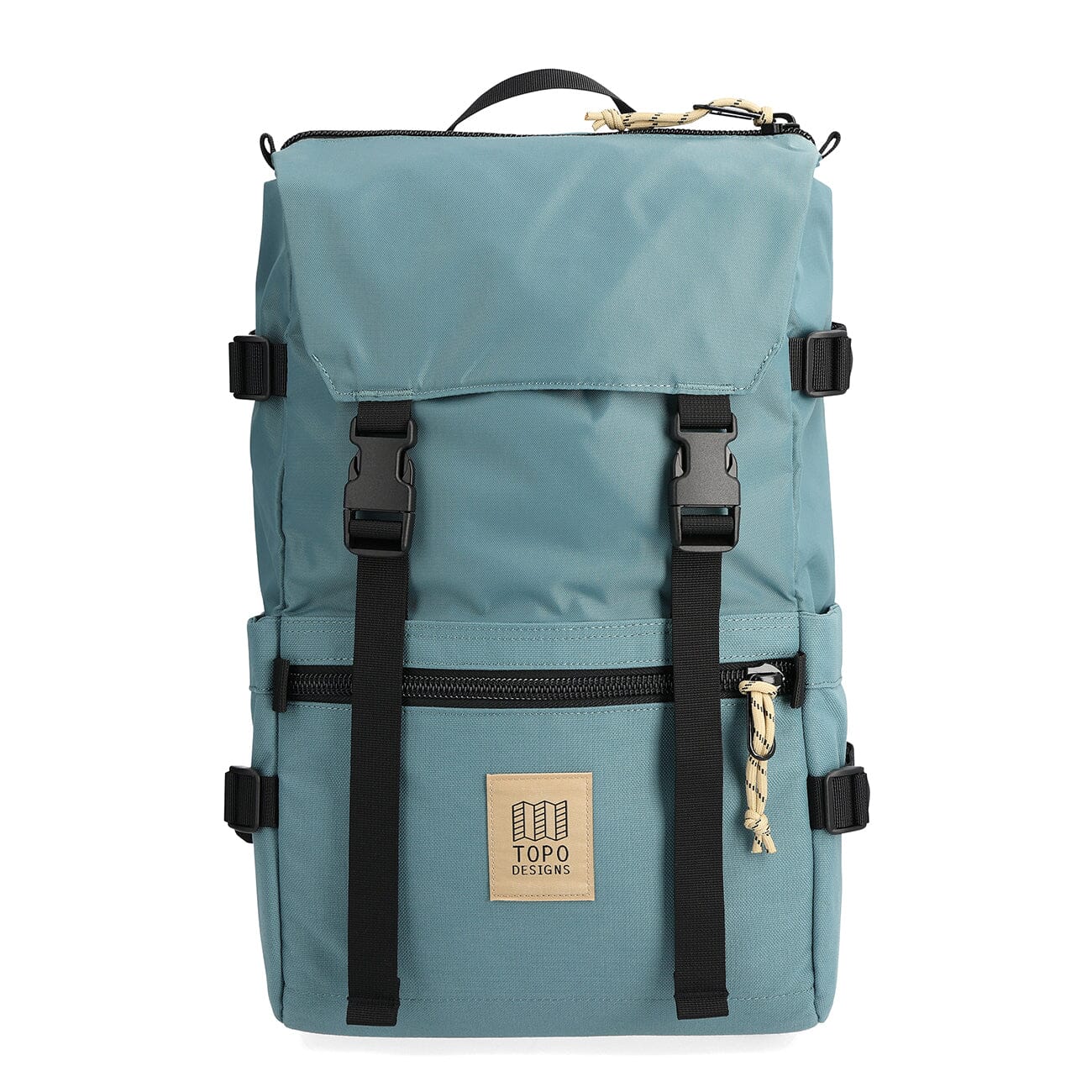 sea pine light blue recycled nylon backpack rover pack classic front