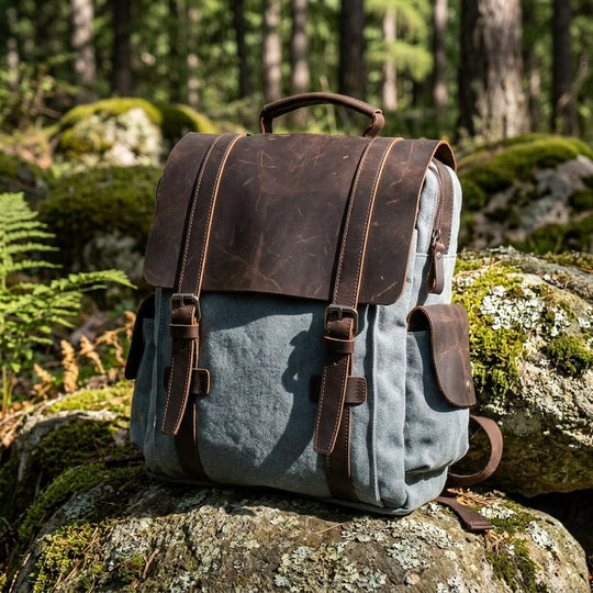 Small Canvas Backpack | MANITOBA
