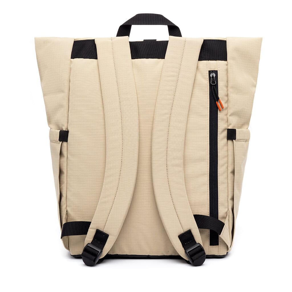 back view of the stone environmentally friendly backpack from Lefrik brand