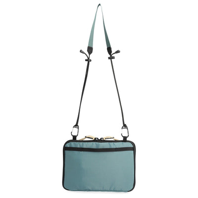 topo designs all adventure bag, sea pine color, back view