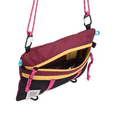 topo designs mountain accessory shoulder bag Vertical daisy chain webbing