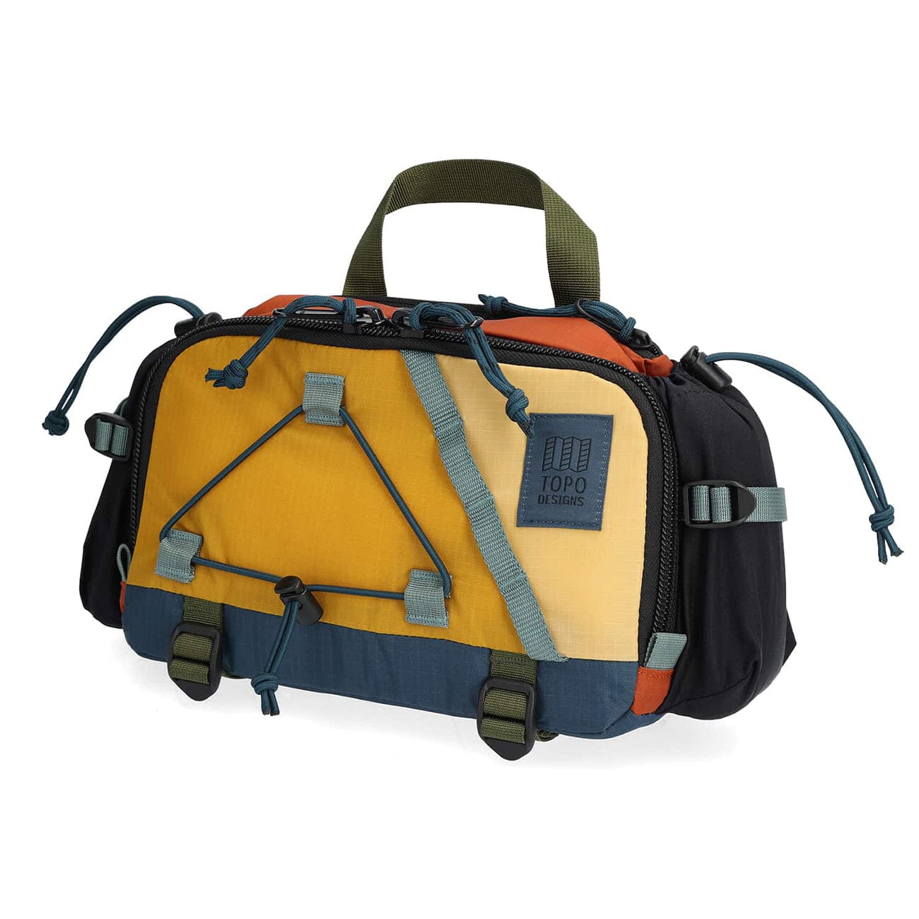 topo designs mountain hydro hip pack 4.4L mustard clay color side