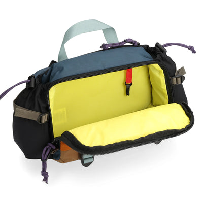 topo designs mountain hydro hip pack compartiment principal spacieux