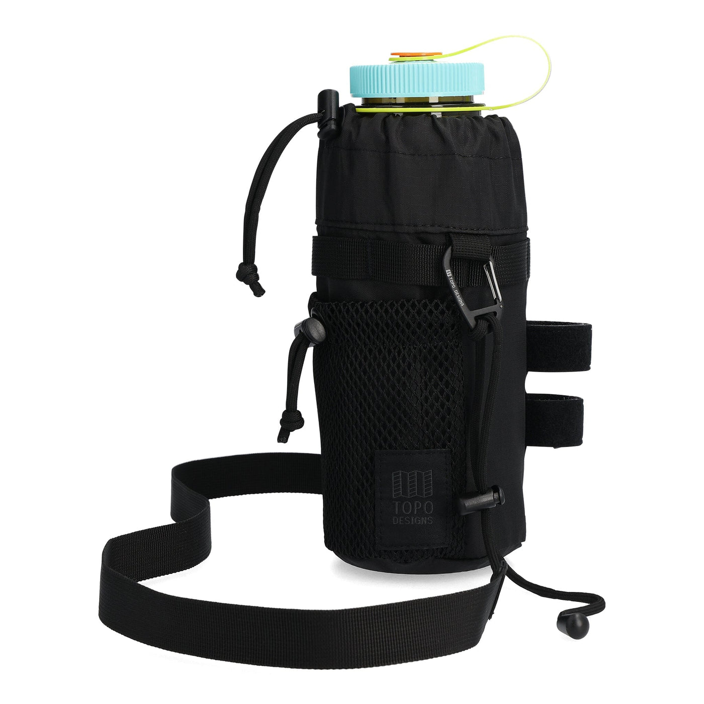 topo designs mountain hydro sling 1.7L bag black front view