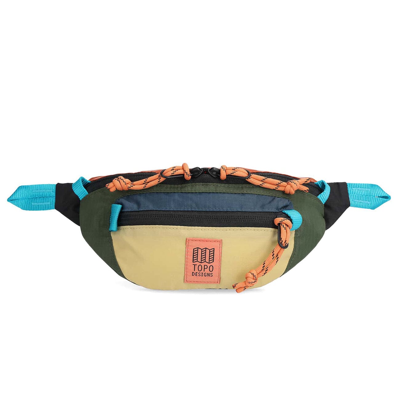 topo designs mountain waist pack olive and hemp front view